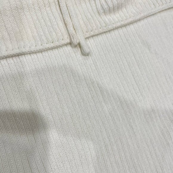 CELINE KNITTED TUBE TOP ON COTTON IVORY SZ SMALL PREPPY CHIC SEXY CELINE TOP - Picture 12 of 15